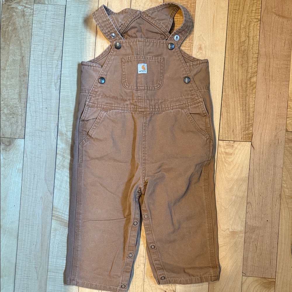 Carhartt Tan Kids Overalls